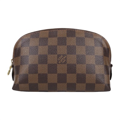 路易威登 LOUIS VUITTON 化妝包 PM 棋盤格帆布 N47516 晶片款 棋盤格貝殼小化妝包 防塵袋