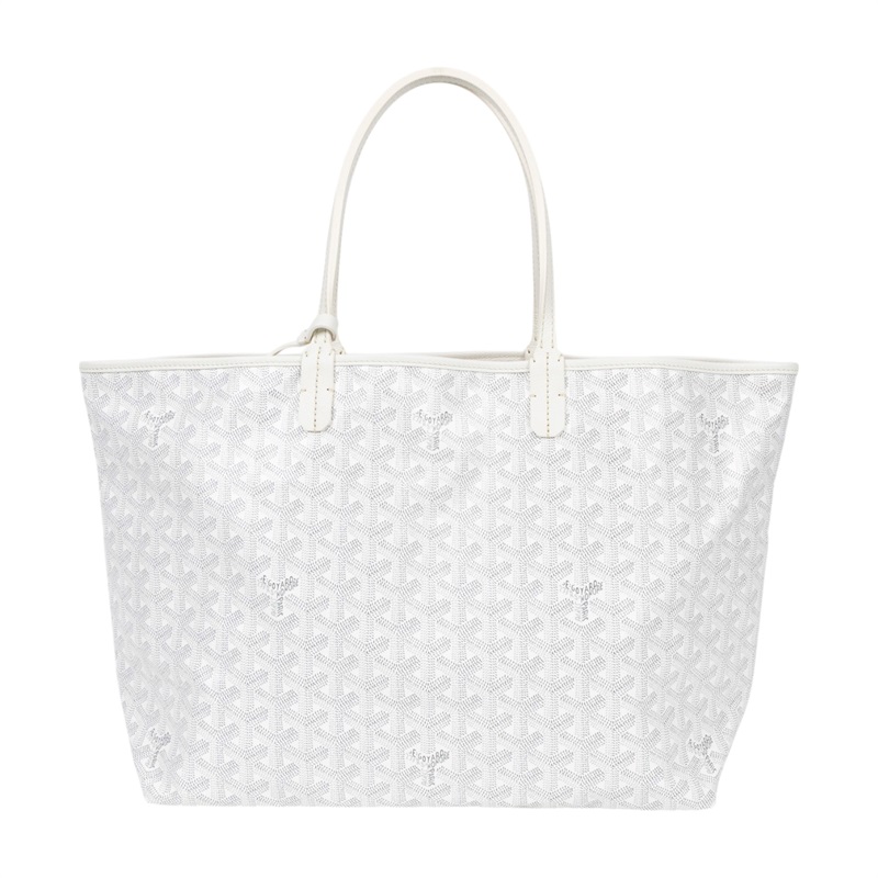 高雅德 GOYARD Saint Louis PM Bag 托特包 STLOUIPMLTY 白SAINT LOUIS  PM 防塵袋/國外購買證明