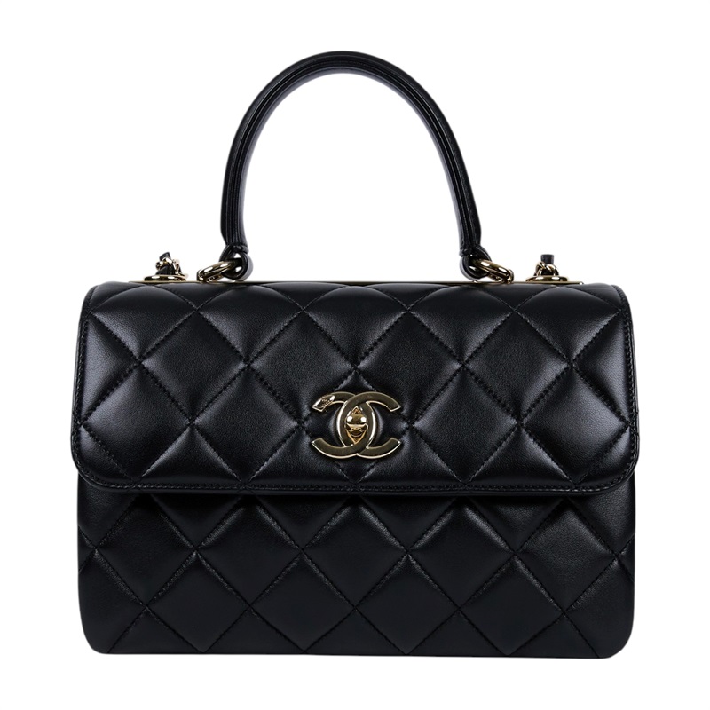 香奈兒 CHANEL Trendy 25 口蓋包 A92236 晶片款 黑羊TRENDY25 無附屬品