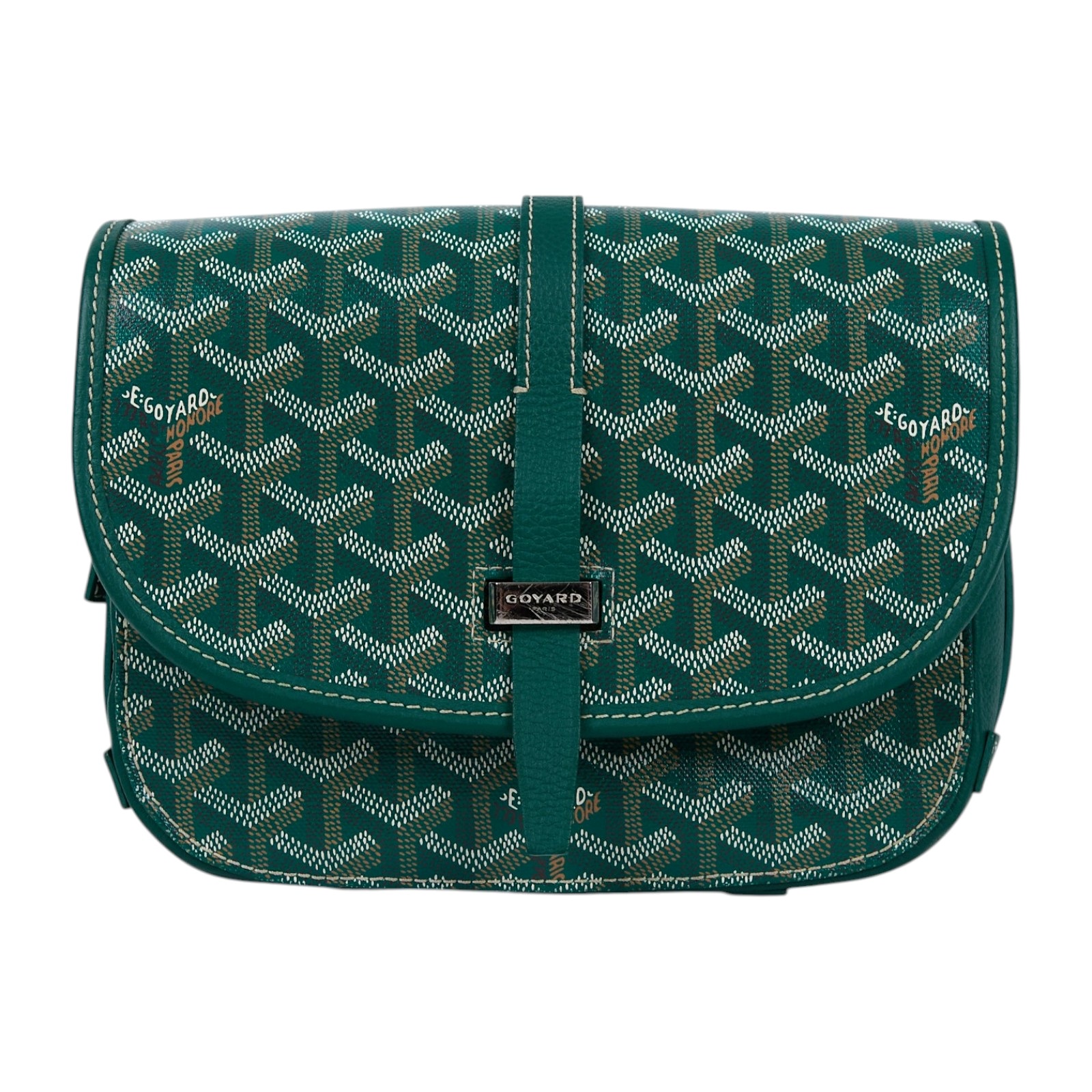 高雅德 GOYARD Belvédère PM 小型 馬鞍包 BELVE3PMLTY 綠BELVEDERE PM 無附屬品