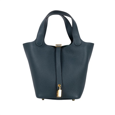 愛馬仕 Hermes Picotin Lock 18 菜籃子包 金色五金 松柏綠 H056289CC60 /Z AC 010 AT  原廠盒子/防塵袋/鎖組/國外購買證明