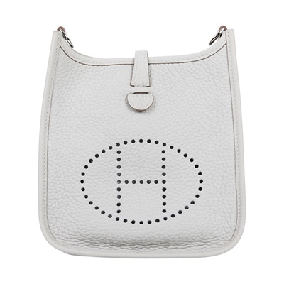 愛馬仕 Hermes Evelyne 16 Amazone bag 伊芙琳包 大象灰 珍珠灰 錫器灰 銀色五金 H069426CKBI /Y BS 002 ZB  原廠盒子/防塵袋/國外購買證明