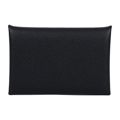 愛馬仕 Hermes Calvi 卡包 CAL U MZ 006 GS U刻 黑CALVI 原廠盒子/國外購買證明