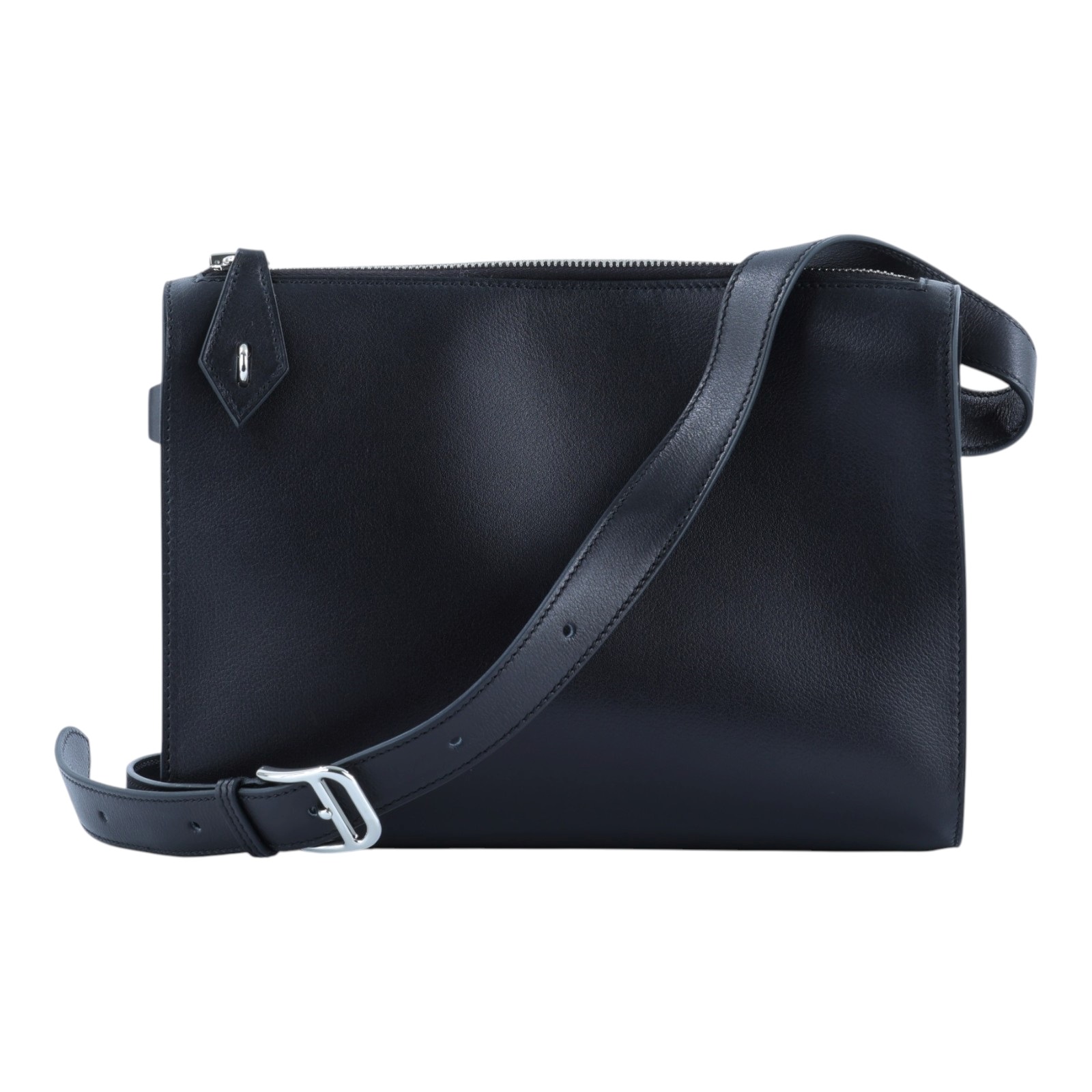 愛馬仕 Hermes Bolittle pouch 斜背包 銀色五金 黑色 H084613CK89 /W PU 006 NI  防塵袋/購買證明/鎖組