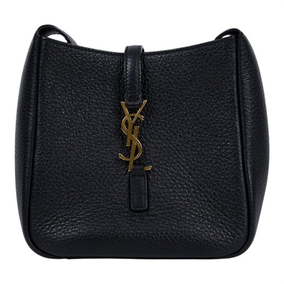 聖羅蘭 YSL SAINT LAURENT LE 5 À 7 柔軟粒面皮革 Baby 手提包 809461AADUU 黑金LE 5 À 7 BABY 無附屬品