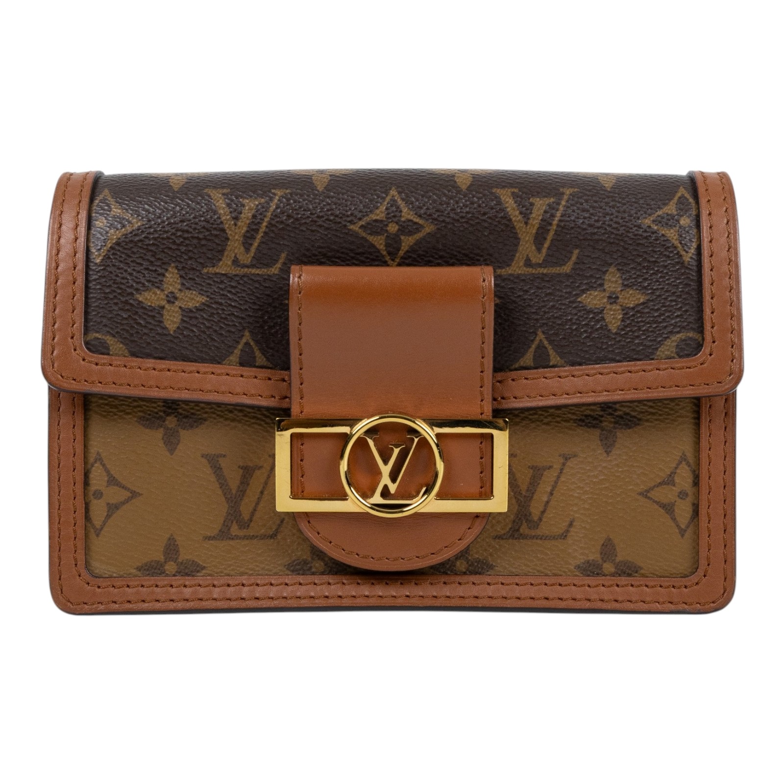 路易威登 LOUIS VUITTON Dauphine 鏈帶錢包 M68746 原花DAUPHINE WOC 防塵袋/背帶