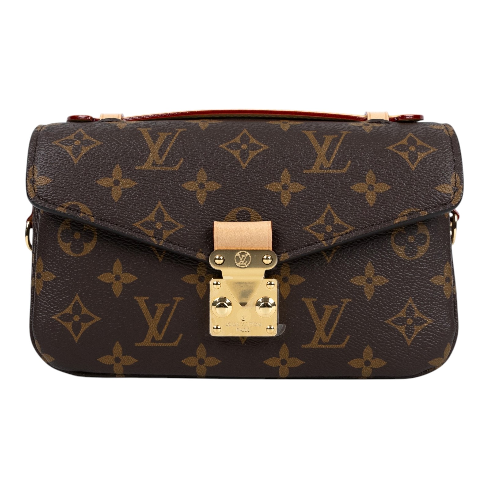 路易威登 LOUIS VUITTON Pochette Métis East West 老花 鏈條 郵差包 腋下單肩包 M46279 晶片款  防塵袋/背帶2