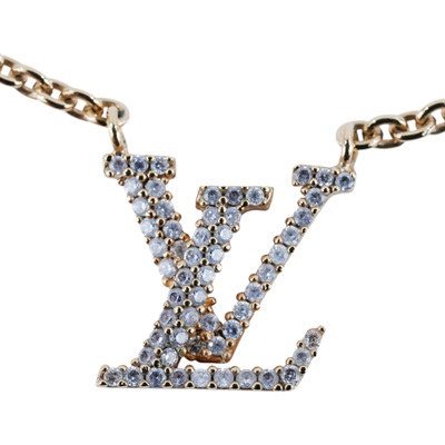 路易威登 LOUIS VUITTON LV Iconic 項鏈 金色 M00596 水鑽Iconic項鍊 防塵袋/原廠盒子