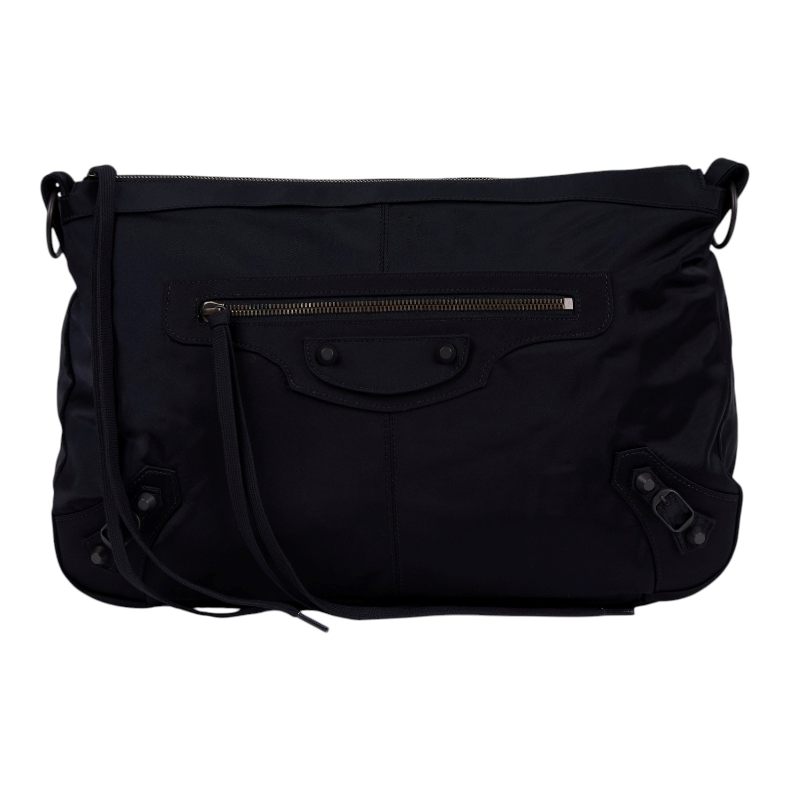 巴黎世家 BALENCIAGA Le City Moto 中型 肩背包 斜背包 8461862AB9J 黑Le City Moto Medium 防塵袋/背帶2