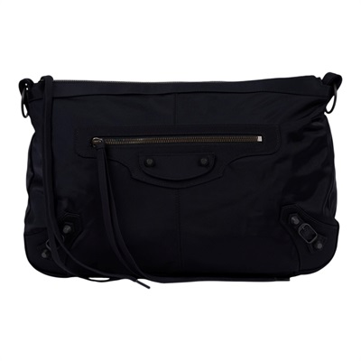 巴黎世家 BALENCIAGA Le City Moto 中型 肩背包 斜背包 8461862AB9J 黑Le City Moto Medium 防塵袋/背帶2