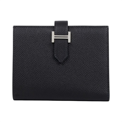 愛馬仕 Hermes Bearn 短夾 BEARN Z AP 007 HS Z刻 黑BEARN短夾 無附屬品
