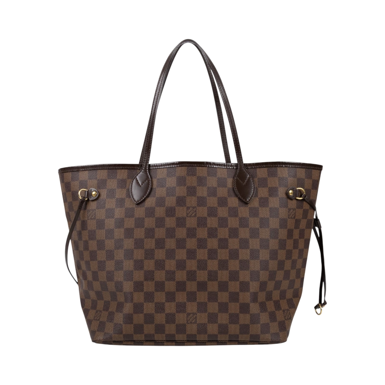 路易威登 LOUIS VUITTON 棕棋盤 Neverfull MM 托特包 N51105 棋盤NEVERFULL MM 無附屬品