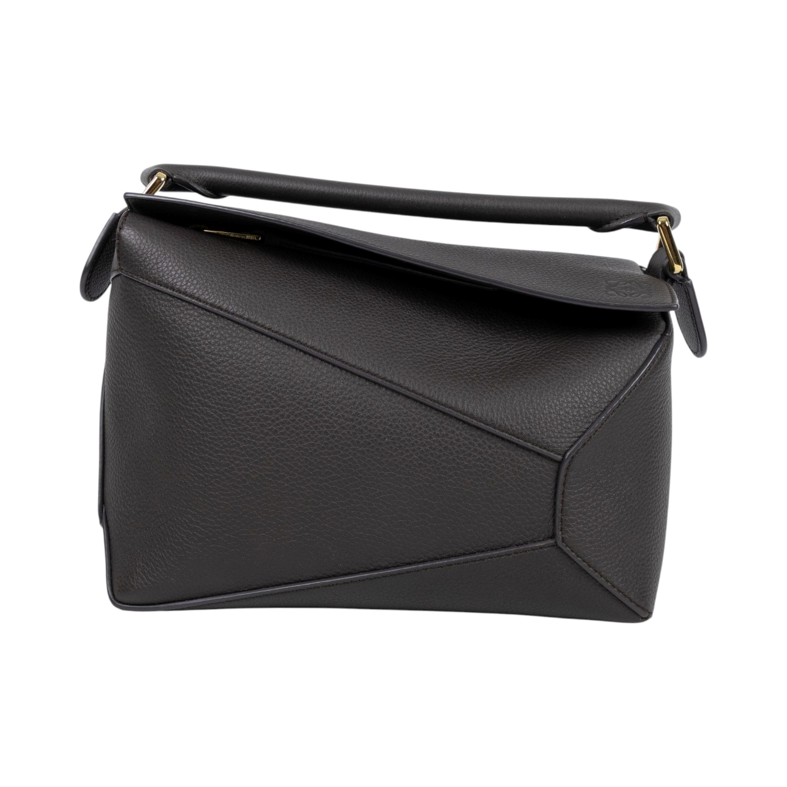 羅意威 LOEWE Small Puzzle Edge 手拿 肩背 斜背包 A510P60XAW 深咖PUZZLE SMALL 防塵袋/背帶