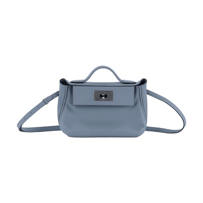 愛馬仕 Hermes 24/24 21 Mini 手提包 銀色五金 木偶灰 H082153CKCH /KGN059SA  背帶/防塵袋/原廠盒子/購買證明