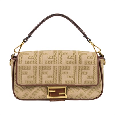 芬迪 FENDI Baguette 手提包 肩背包 斜背包 法棍包 8BR600AC90 卡其帆布BAGUETTE 防塵袋/背帶2