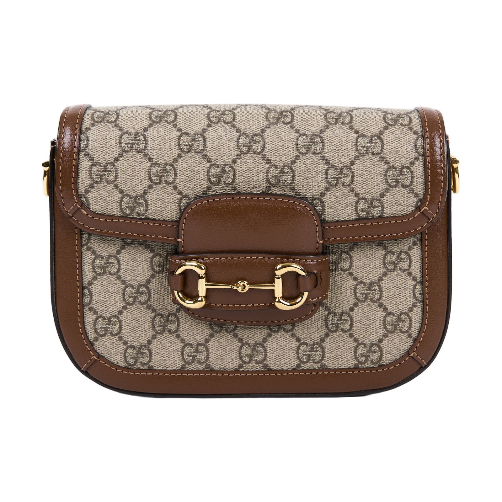古馳 GUCCI Horsebit 1955 迷你 馬鞍包 658574 HUHHG 棕1955 MINI 防塵袋/背帶2
