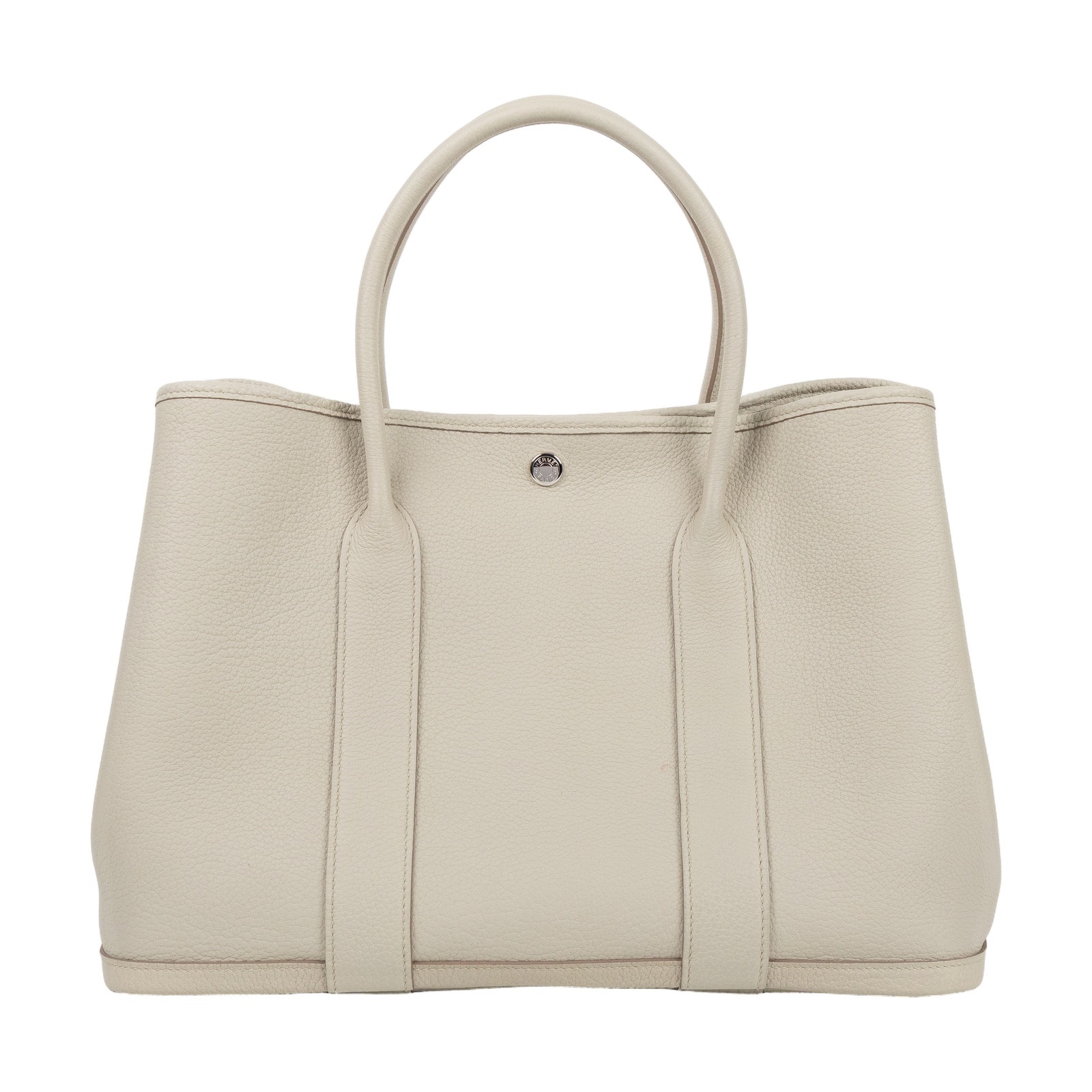愛馬仕 Hermes Garden Party 花園派對包 36 銀色五金 冰川灰色 H051559CK8L /Z GS 001 HI  原廠盒子/防塵袋/國外購買證明