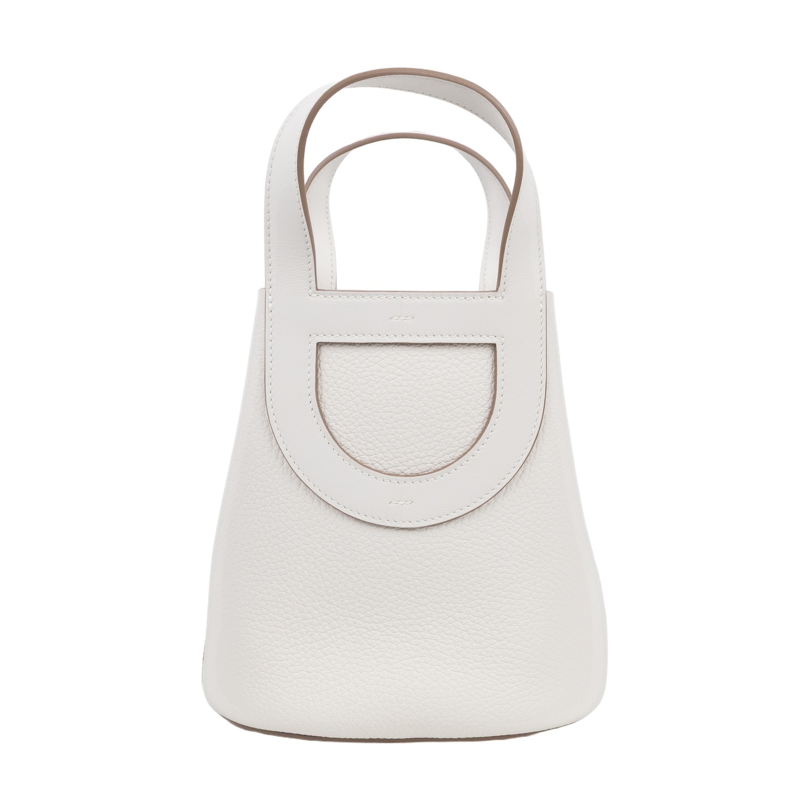 愛馬仕 Hermes In The Loop 18  豬鼻 菜籃子包 銀色五金 珍珠灰色 H084274CKBF /W PU 003 NI  原廠盒子/防塵袋/取貨單據