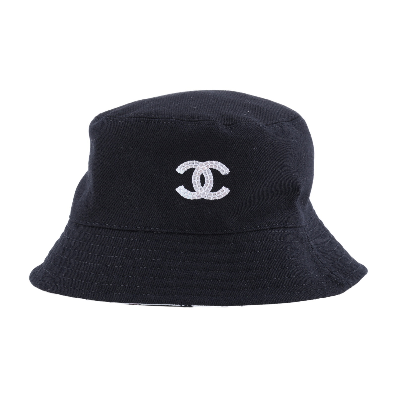 香奈兒 CHANEL 漁夫帽 AA9866_M 黑雙C雙面漁夫帽 無附屬品