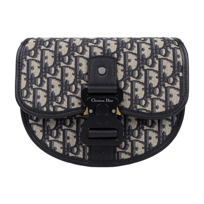迪奧 CHRISTIAN DIOR Mini Gallop Bag with Strap 迷你 手袋 Dior Oblique 緹花 1ADPO033YKY  防塵袋
