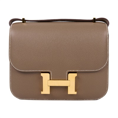 愛馬仕 Hermes Constance Bag 康康包 MIni 18 CN18 YMS219 BD Y刻大象灰CONSTANCE MINI 防塵袋