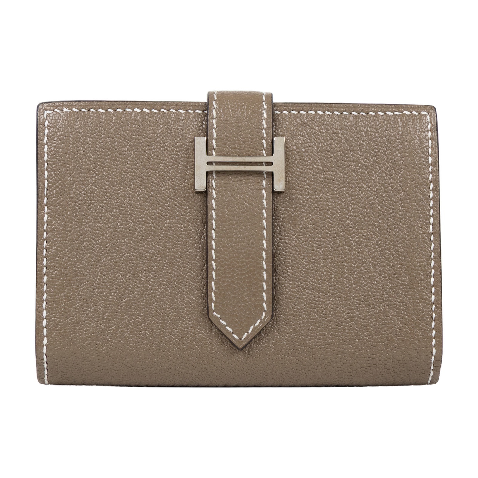 愛馬仕 Hermes Bearn Mini 短夾 BEARNMINI Z US 008 WU Z刻 大象灰MINI BEARN短夾 原廠盒子