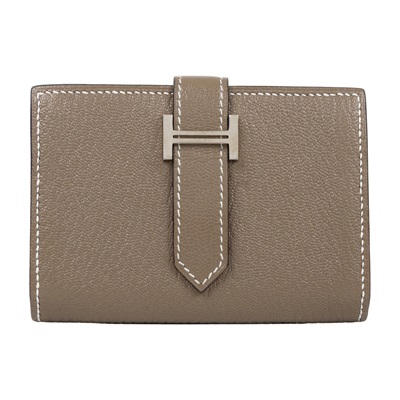 愛馬仕 Hermes Bearn Mini 短夾 BEARNMINI Z US 008 WU Z刻 大象灰MINI BEARN短夾 原廠盒子