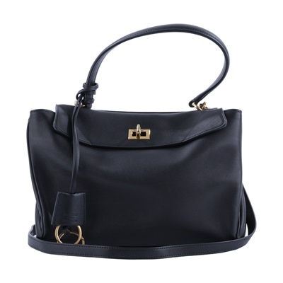 巴黎世家 BALENCIAGA Rodeo Small 手提包 金色五金 7897792AA4V 黑金RODEO SMALL 防塵袋/背帶/吊牌