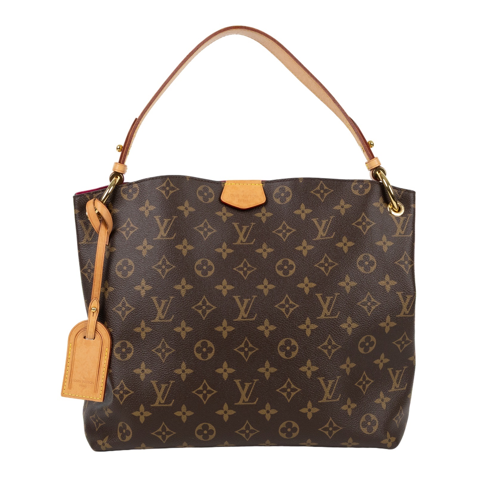 路易威登 LOUIS VUITTON Graceful PM 經典原花 大型 肩背包 M43700 晶片款 原花GRACEFUL PM 原廠盒子/防塵袋