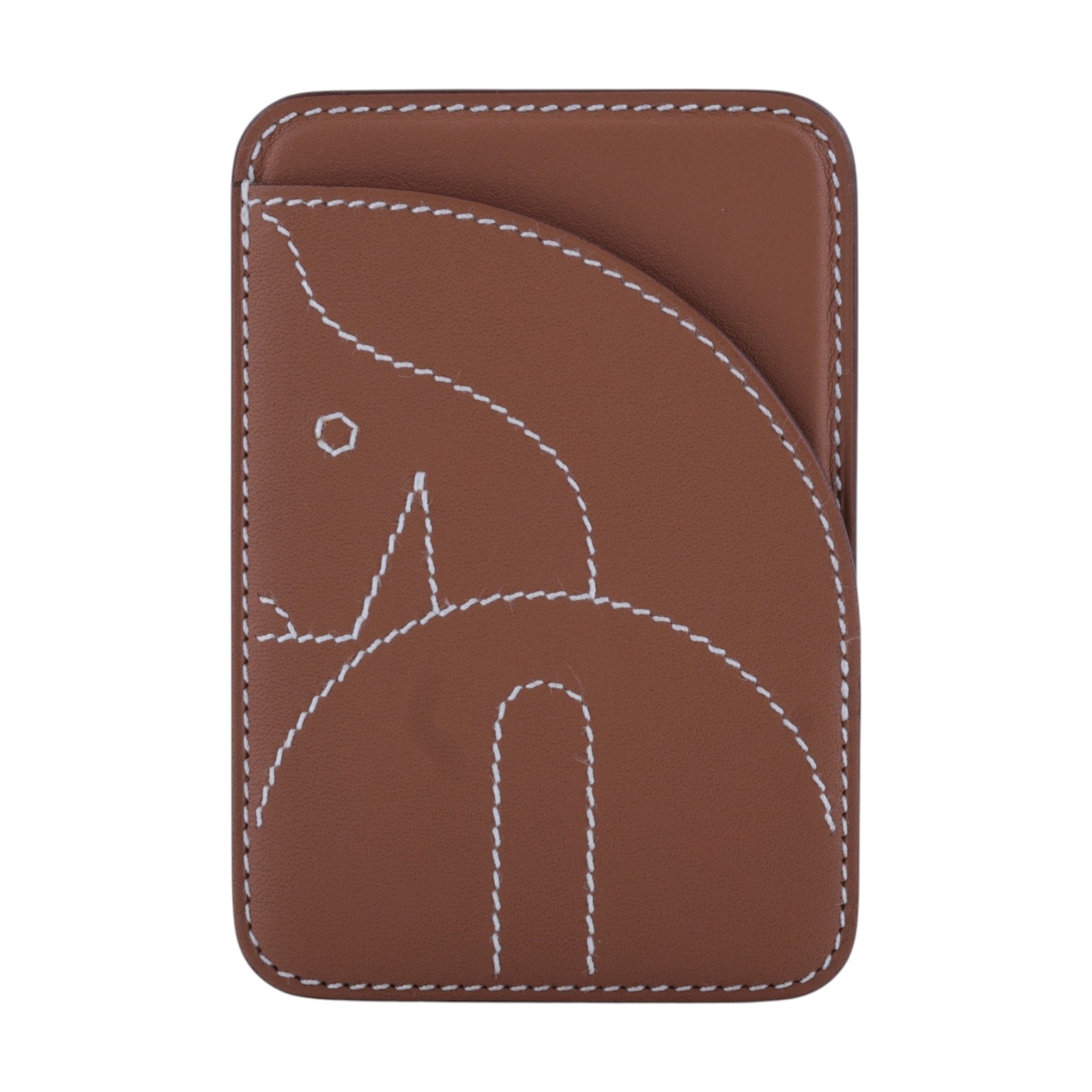 愛馬仕 Hermes Hermès 駿馬 MagSafe卡夾 H0002741v37 /W FS 160 GX  原廠盒子/購買證明
