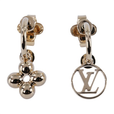 路易威登 LOUIS VUITTON LV Circle 耳釘 M64859 金色Blooming耳環 原廠盒子/防塵袋