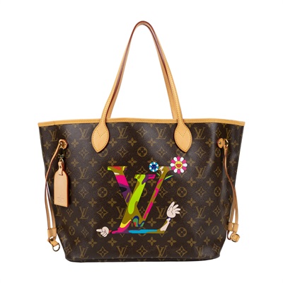 路易威登 LOUIS VUITTON Neverfull MM 托特包 村上隆 聯名 M95560 原花村上隆NERVERFULL MM 防塵袋