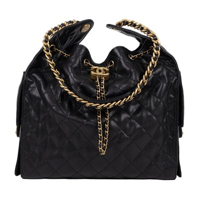 香奈兒 CHANEL 25 中型包 AS5311 晶片款 黑荔枝25包 中號 防塵袋