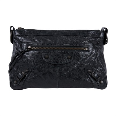 巴黎世家 BALENCIAGA Le City Moto 小型 肩背包 斜背包 8461882ABEK 黑LE CITY MOTO SMALL 防塵袋/背帶2