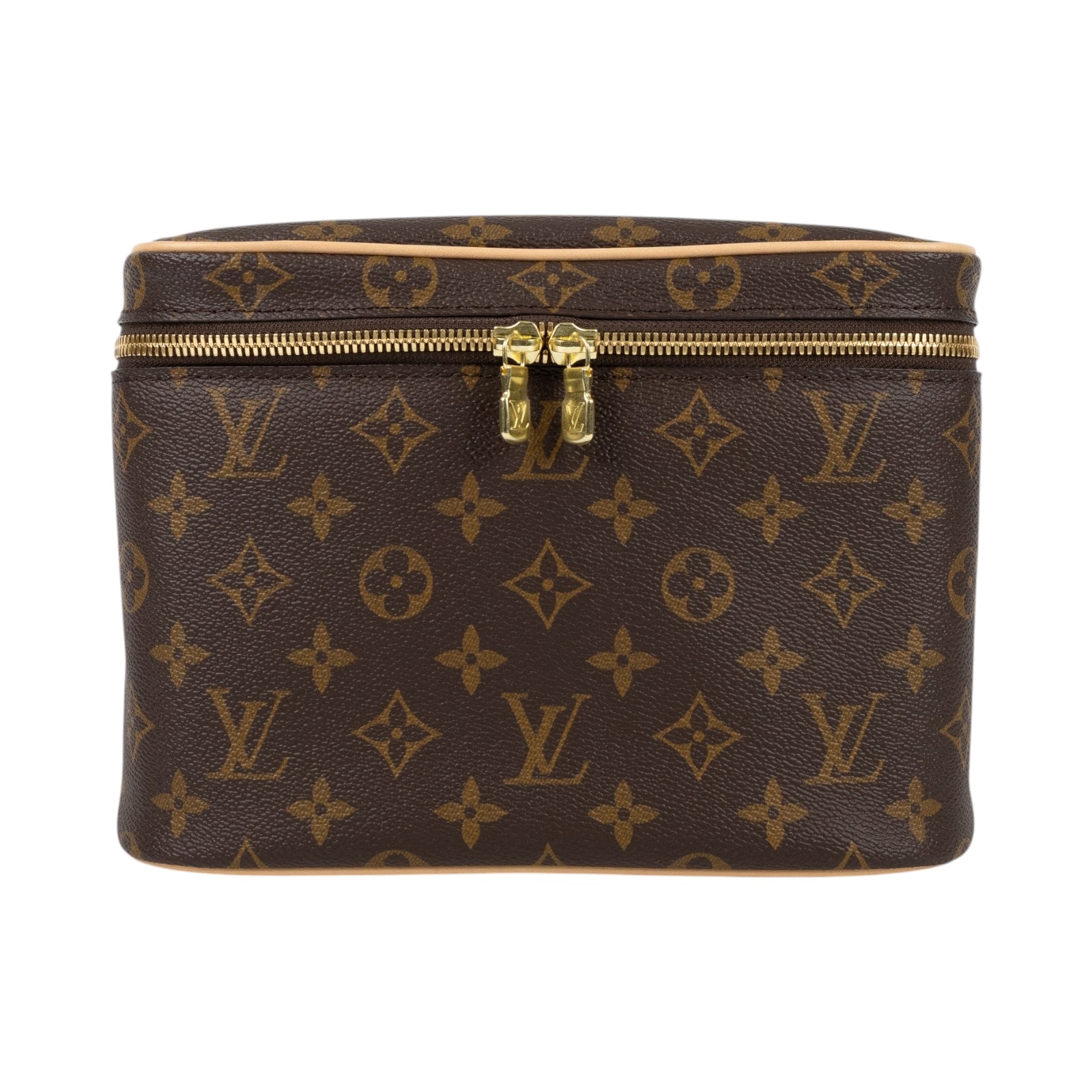 路易威登 LOUIS VUITTON Nice BB 手提 化妝箱 M42265 晶片款 原花大化妝包 原廠盒子/防塵袋