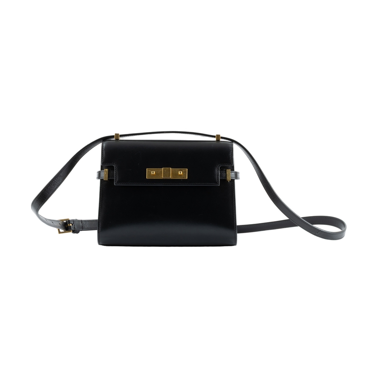 聖羅蘭 YSL SAINT LAURENT Manhattan mini 迷你 肩背包 7277660SX0W 黑MANHATTAN MINI 無附屬品