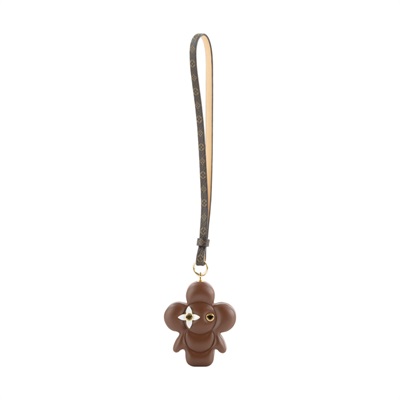 路易威登 LOUIS VUITTON Vivienne Chocolat 包包吊飾 M02208 棕原花VIVIENNE吊飾 原廠盒子/防塵袋