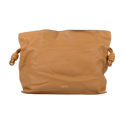 羅意威 LOEWE Large Flamenco 大型 手提包 A411FL1X18 棕FLAMENCO CLUTCH LARGE 防塵袋