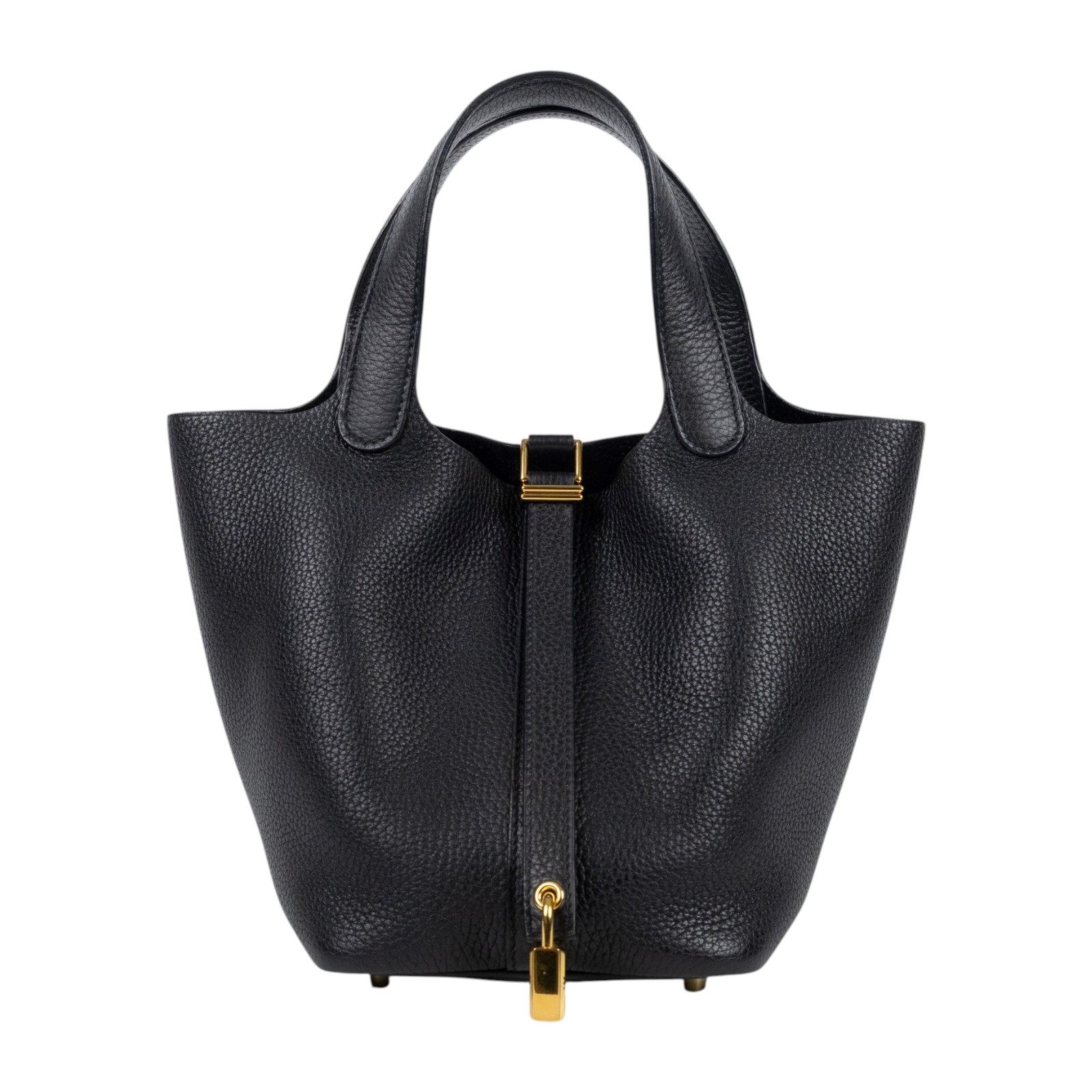 愛馬仕 Hermes Picotin Lock 18 菜籃子包 金色五金 黑色 H056289CC89 /Y AM 001 UH  原廠盒子/防塵袋/鎖組