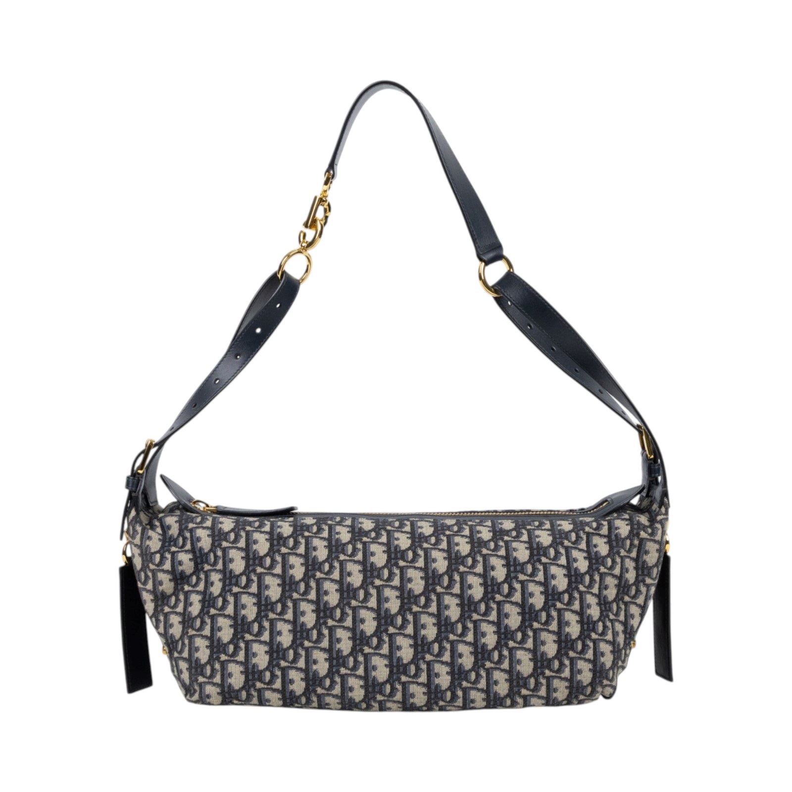 迪奧 CHRISTIAN DIOR D-Journey 中型包 Oblique 緹花 M2417UTZQ  原廠盒子/防塵袋/購買證明