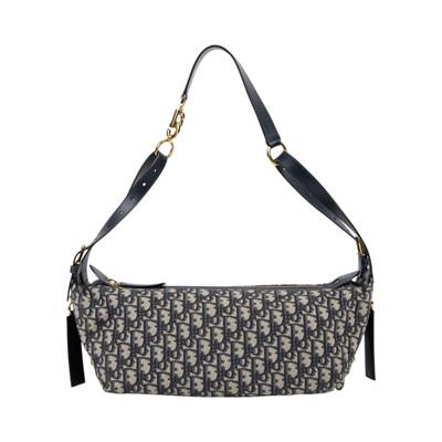 迪奧 CHRISTIAN DIOR D-Journey 中型包 Oblique 緹花 M2417UTZQ  原廠盒子/防塵袋/購買證明