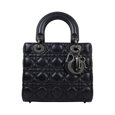 迪奧 CHRISTIAN DIOR Lady Dior My ABCDior 小型 肩背 手提包 羊皮 M0538OBKP  原廠盒子/防塵袋/購買證明/背帶