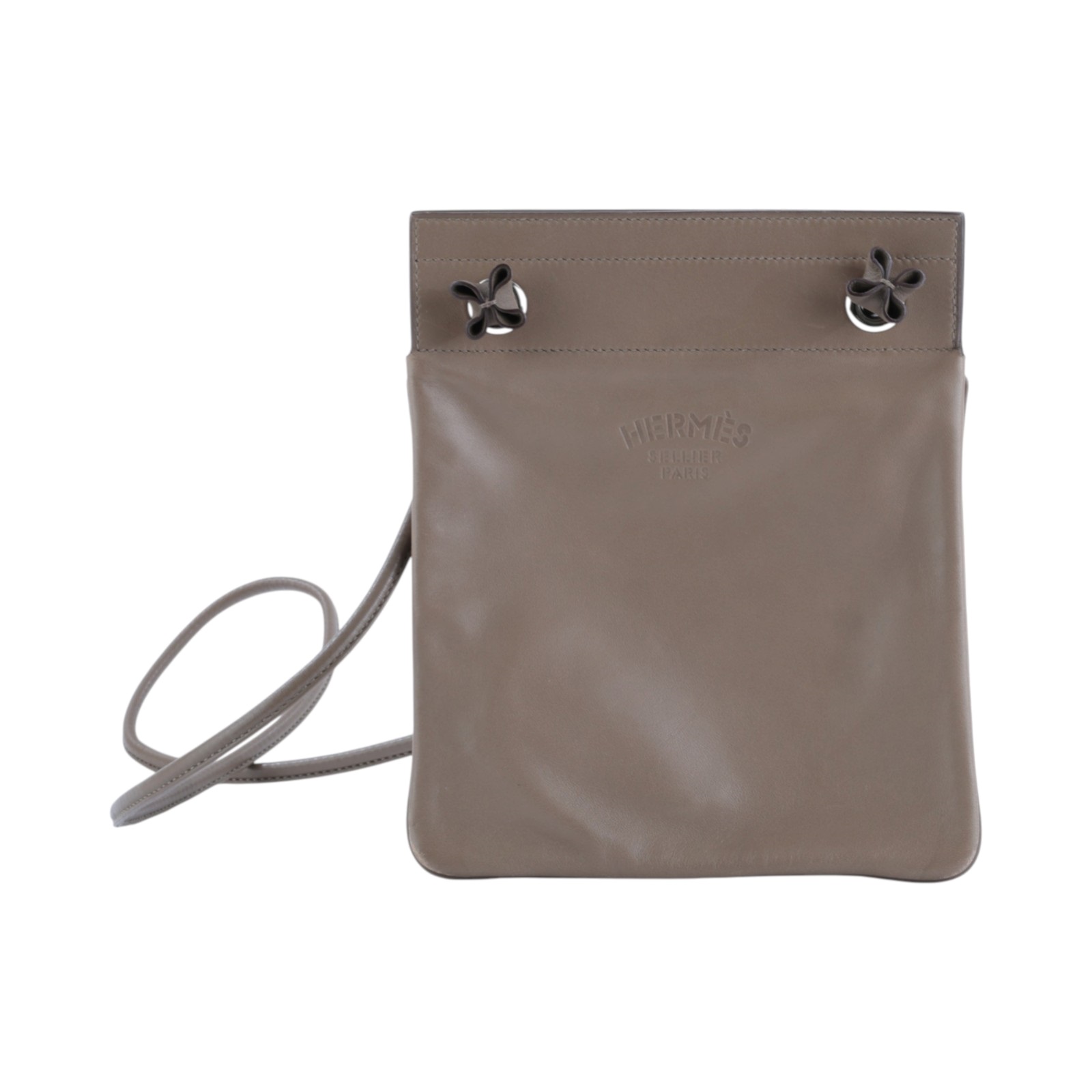 愛馬仕 Hermes Aline Mini 扁包 大象灰色 H076236CKAA D AM 009 UH D刻 大象灰 ALINE MINI 防塵袋