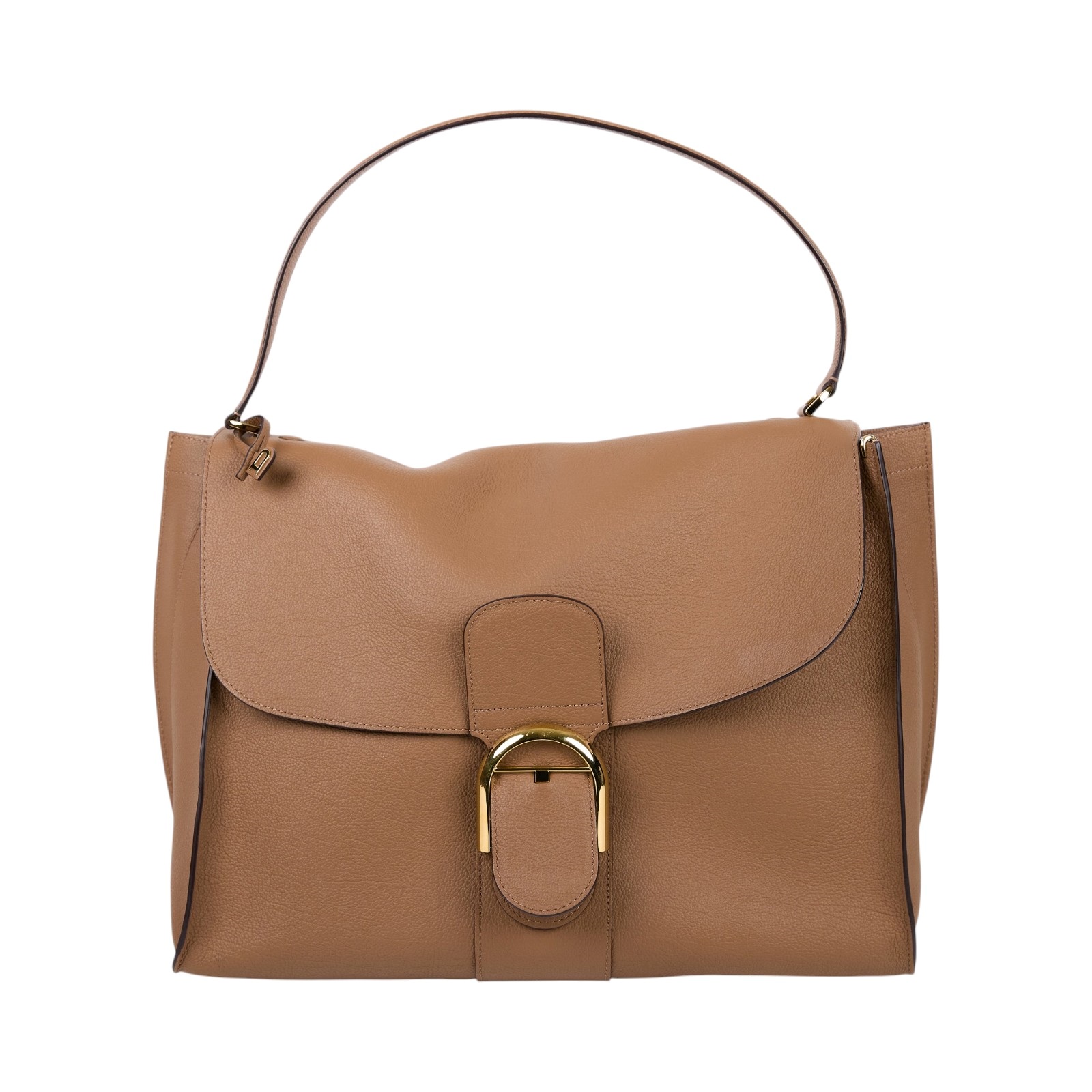 德爾沃 DELVAUX  Brillant Tempo 手提包 AA0727CBN0BKDDO 肉桂棕 BRILLANT TEMPO MM 無附屬品