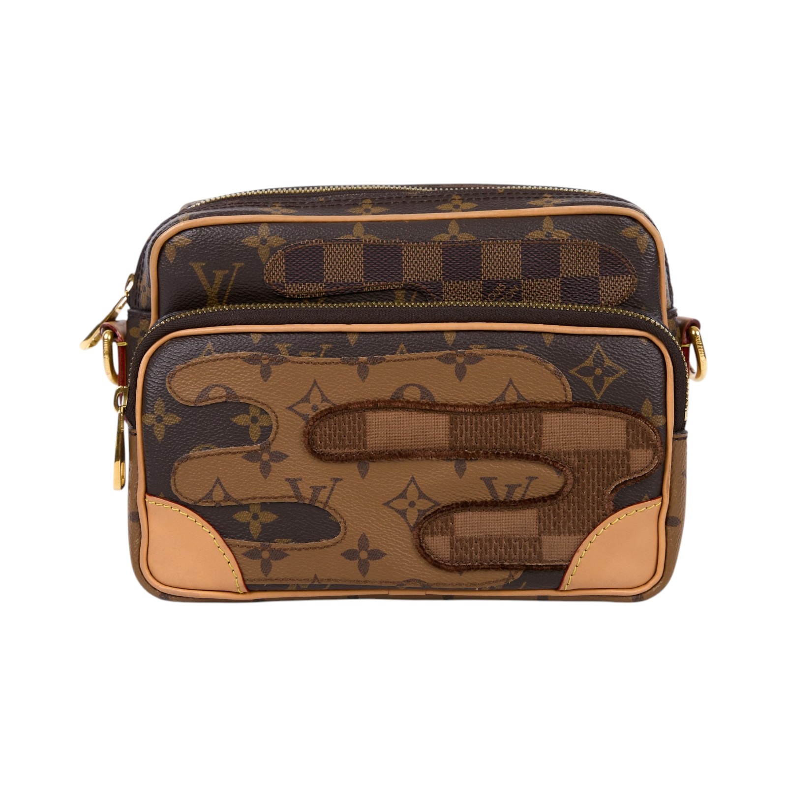 路易威登 LOUIS VUITTON Nil 斜背包 肩背包 手提包 M26068 原花NIL AUTRES TOILES 背帶2/吊牌(晶片消磁)
