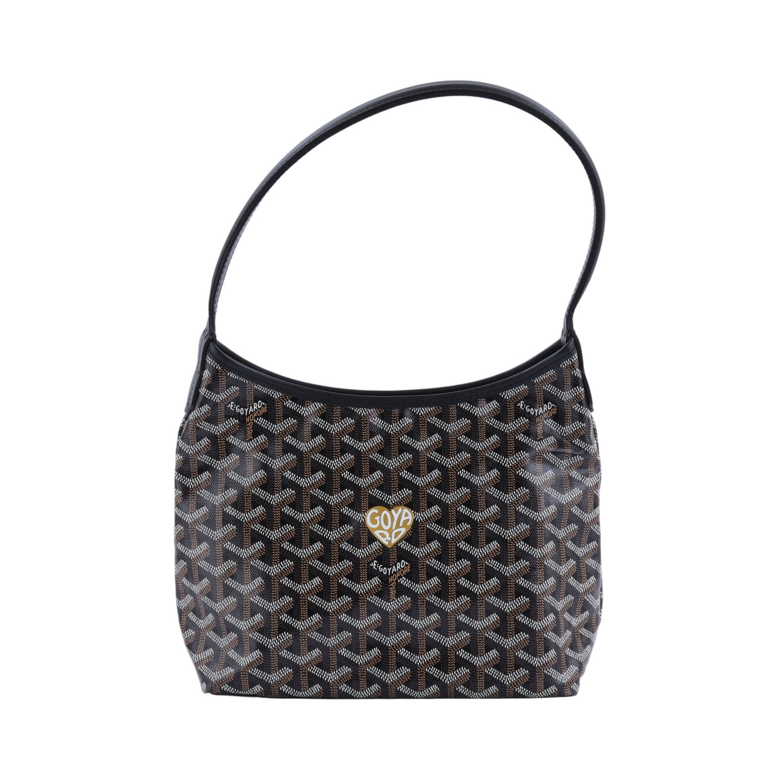 高雅德 GOYARD Bohème Hobo Bag 迷你 托特包 AMABOHEMEMINI 黑愛心Hobo Bohème mini 防塵袋/購買證明