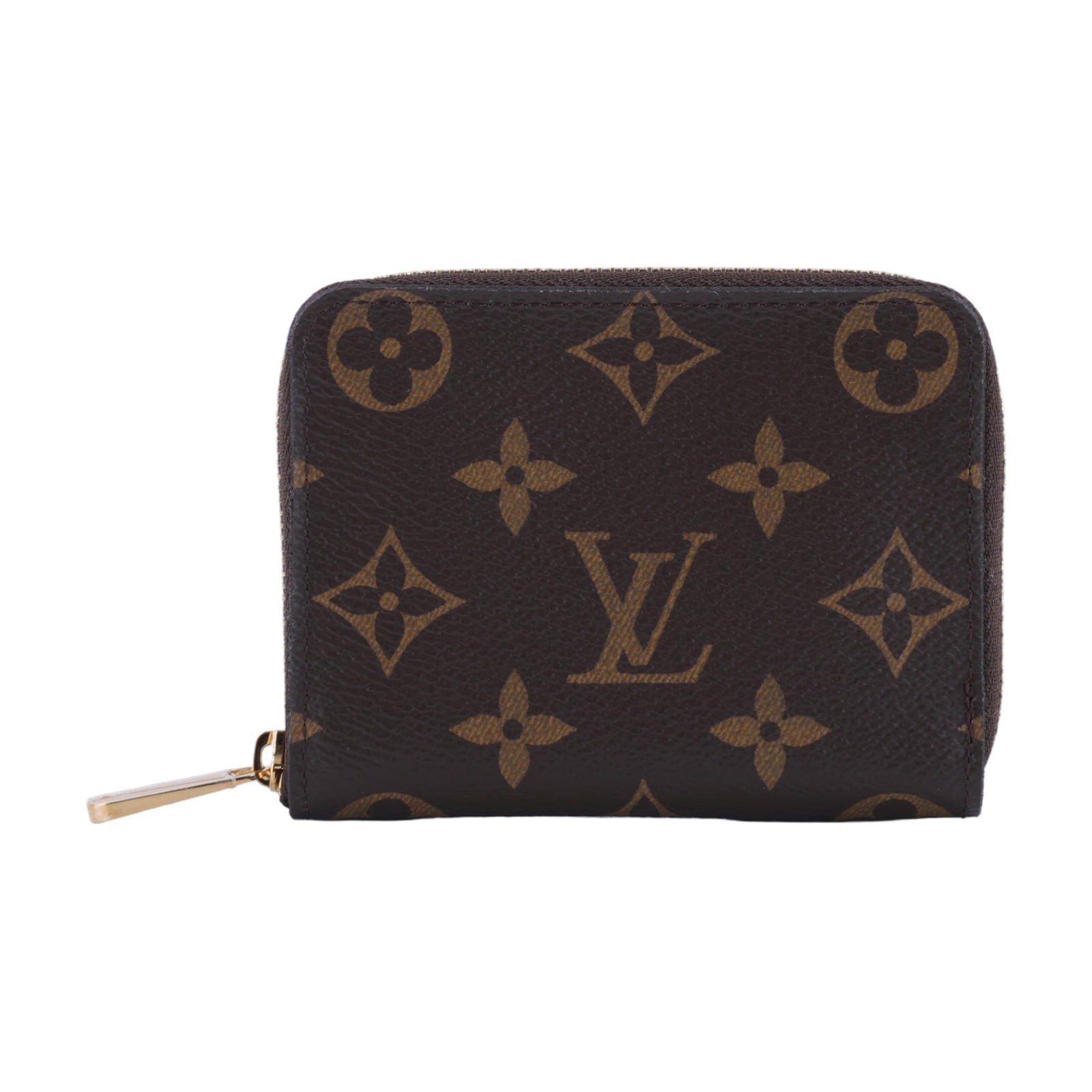 路易威登 LOUIS VUITTON 拉鏈零錢包 經典帆布 M60067 晶片款 原花拉鍊短夾 原廠盒子/防塵袋
