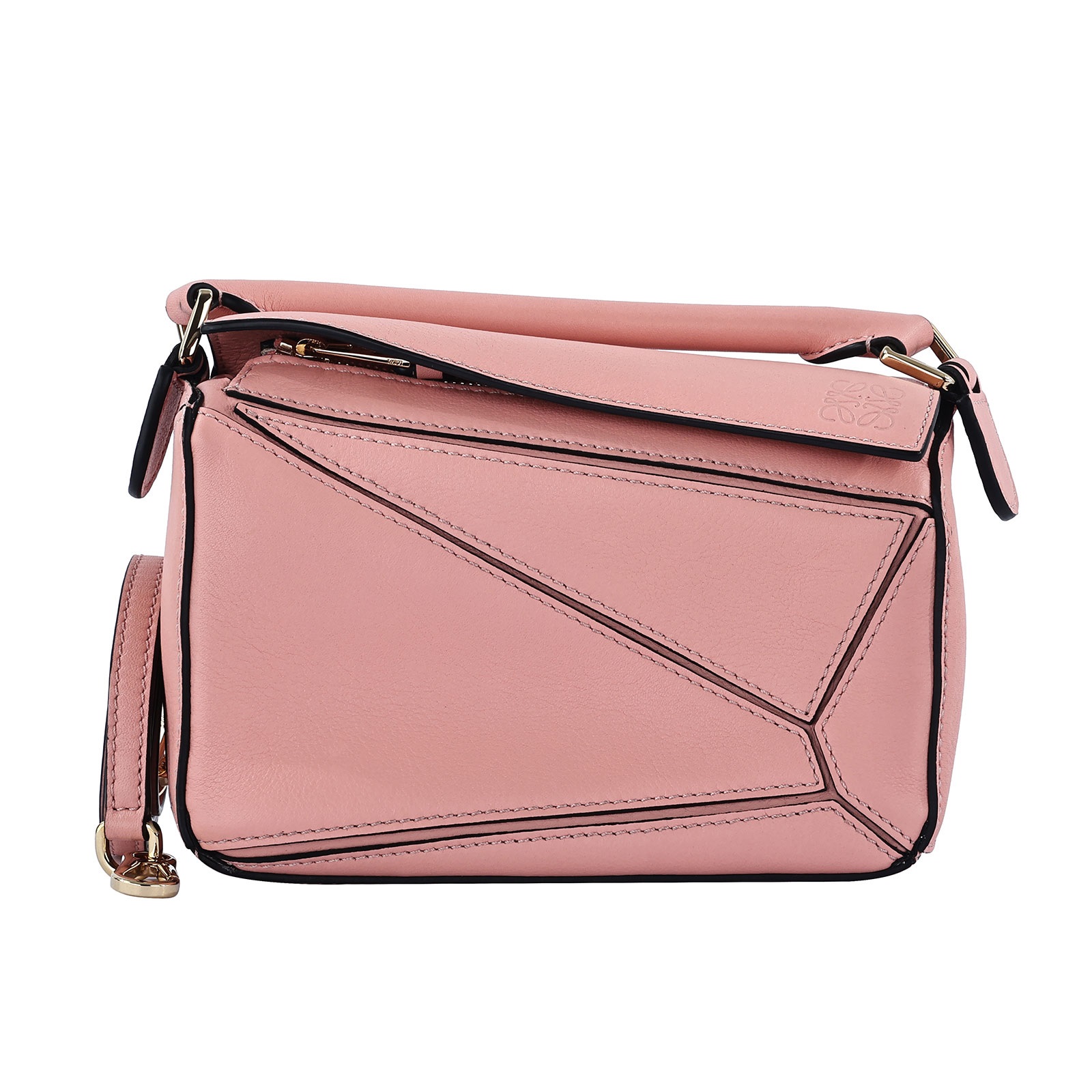 羅意威 LOEWE Mini Puzzle bag 手拿 肩背 斜背包 12713334239710 嫩粉PUZZLE MINI 防塵袋