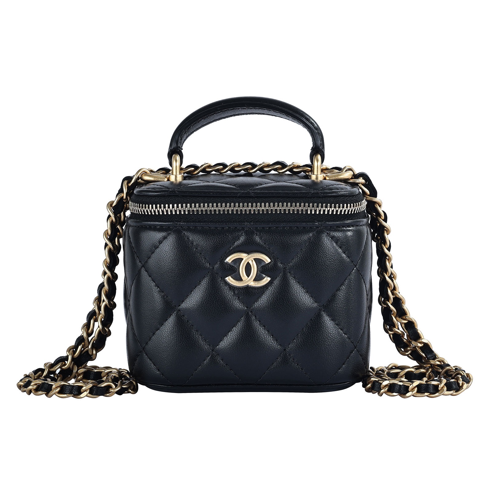 CHANEL 小型化粧箱 今日特価】Chanel ボックスバッグ / 化粧ケース～最高の