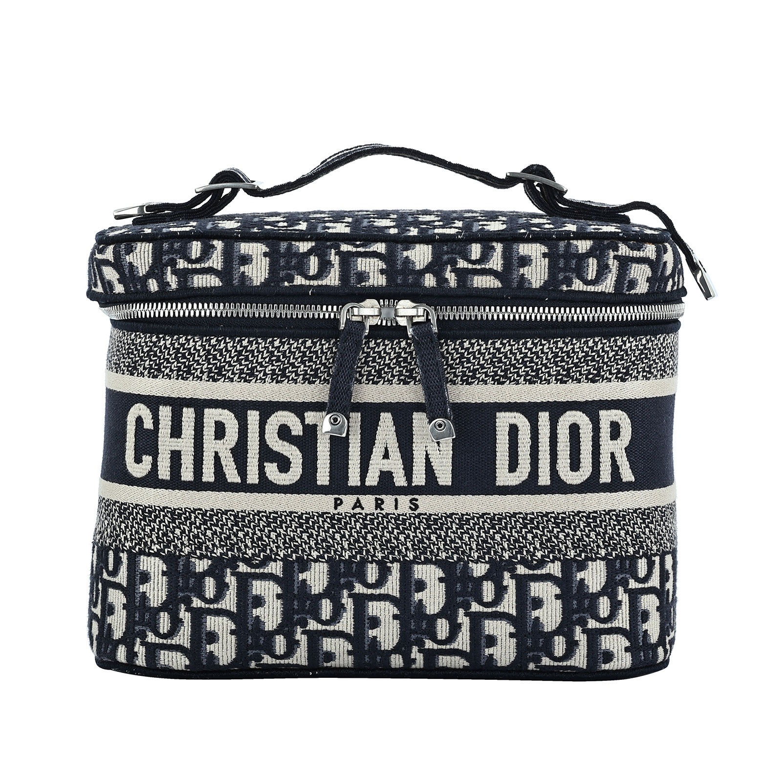 迪奧 CHRISTIAN DIOR Travel 手提 旅行化妝包 S5480VRIW 老花化妝包 防塵袋